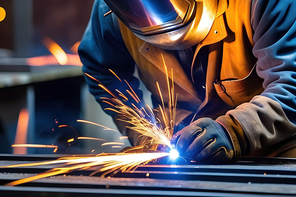 Soudeur au travail
